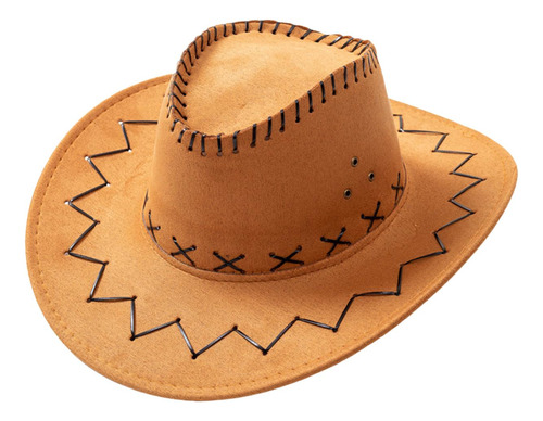 Accesorio De Disfraz De Gorra De Fiesta De Vaquero Naranja