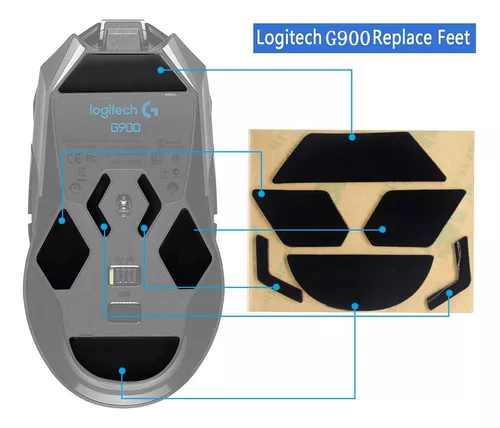 Quartet Trade Mouse Skatez / Mouse Feet Logitech G900 Gaming