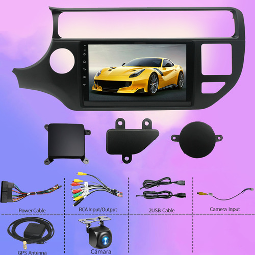 Radio Carplay Android+bisel Para Kia Rio 3 4 5+cámara+arnés
