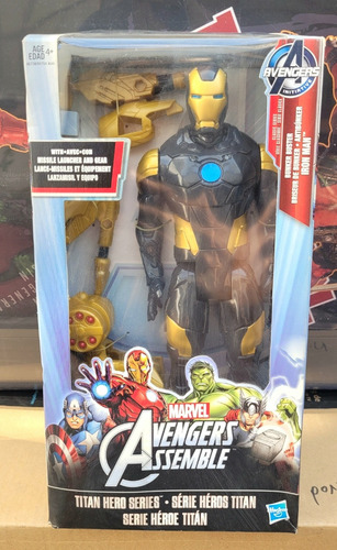 Iron Man Titan Hero Bunker Buster Avengers 30 Cms Marvel Leg (Usado)