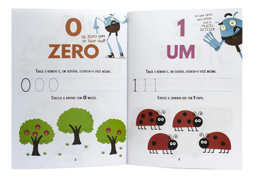 Não Aprenda...Números, de Lake Press. Editorial Happy Books, capa mole em português, 2022