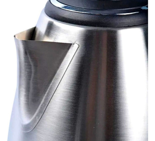 Chaleira Jarra Elétrica 1,8 L Inox 220v Bule Elétrico Preto