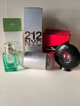 Comprar Frascos De Perfumes Importados Vacios (lote) Negro