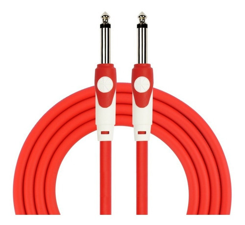 Cable Kirlin Para Instrumento 6 Mts Profesional, Lgi-201 Color Rojo