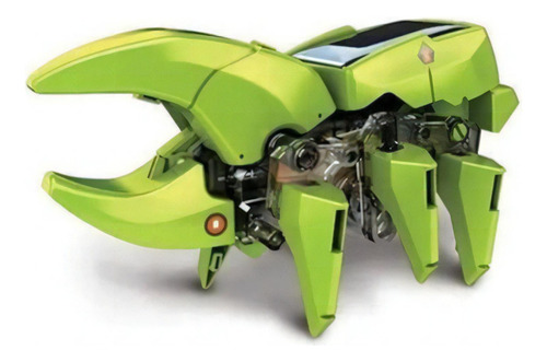 Robot robótico educativo 3 en 1 con soporte de energía solar en la parte superior del color, como se muestra en la imagen