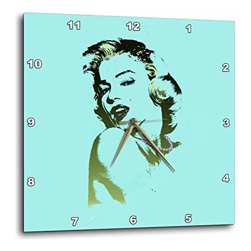 Imagen Atractiva De Reloj Marilyn Monroe Turquesa Popul...