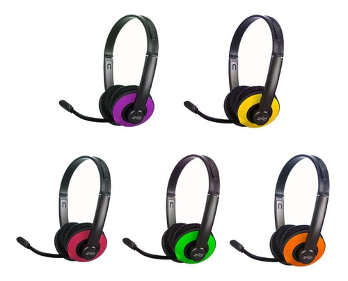 Auricular Gamer Overtech Icon 4 Iv Con Microfono Colores Pc