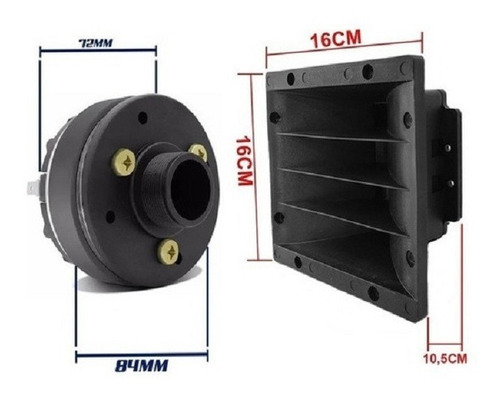 Kit Driver Qvs 204 Ti 60 Rms + Guia De Onda Line Array