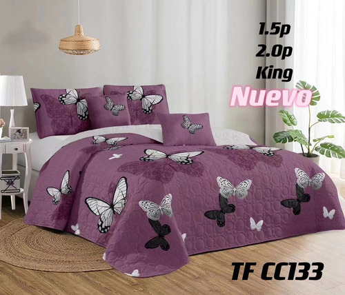 Cubrecama De Verano Tipo Quilt Nuevo Diseños 2.0 Plazas 