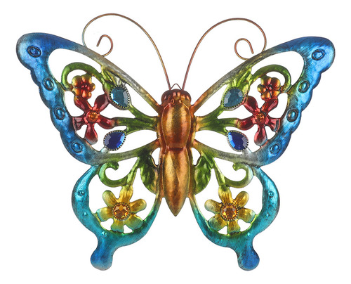 Valla 3d Decorativa De Metal Con Forma De Mariposa Para Pare