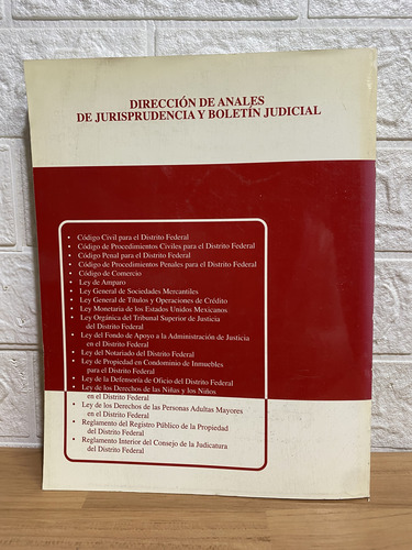 Código De Proc. Civiles Para El Distrito Federal 2002 (Usado)