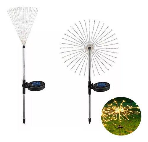 Luz Solar Full Star Decoració De León 120 Led 8 Modos