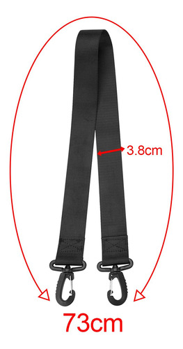 3 Ski Shoulder Carrier Shoulder Leash Easy Carry Negro