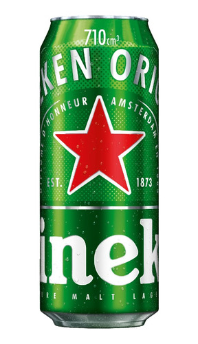 Cerveza Heineken Lata 710cc Pack X 6 Unidades