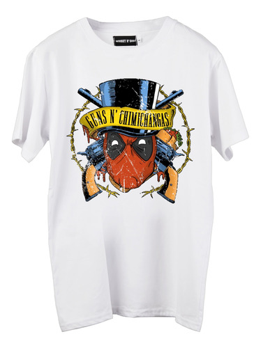 Remera Deadpool - Gnr  (nevado,negro O Blanco)