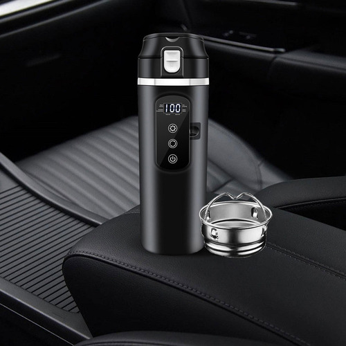 // Hervidor De Agua Para Coche De 12v/24v, Taza Aislada,