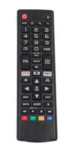 Imagen 1 de 6 de Control Remoto Para LG Netflix Amazon Smart Tv Lcd Led 525