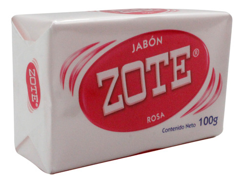 Jabon Zote Rosa 100g-50pzs