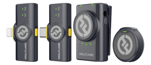 Sistema Microfone Duplo Hollyland Lark M2 Combo Sem Fio Cor