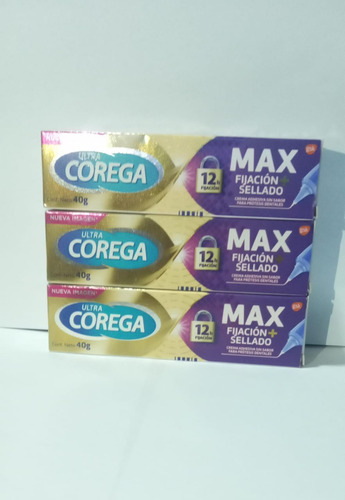 Ultra Corega 40g Max Adhesivo Para Prótesis Dental