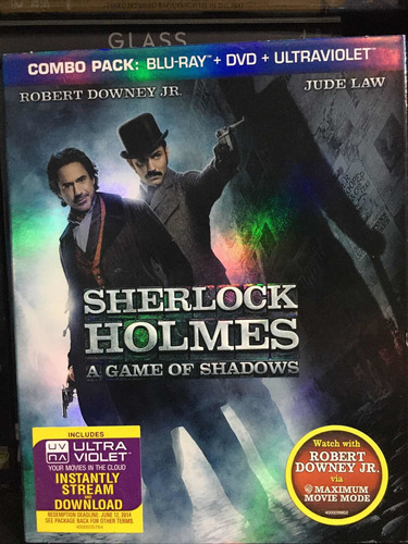 Blu-ray Sherlock Holmes A Game Of Shadows