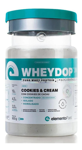 Wheydop 3w 900g - Cookies E Cream Elemento Puro