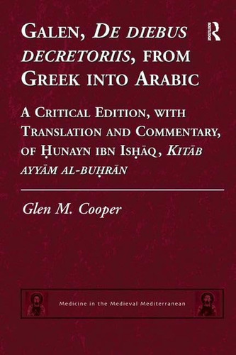 Libro: En Ingles Galen De Diebus Decretoriis From Greek Int