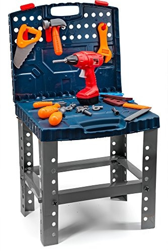 Toy Tool Set Workbench Kids Workshop Construction Workshop B