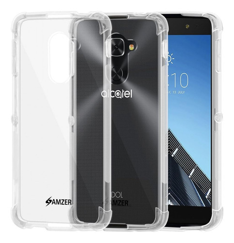 Forro Protector Cristal Para Alcatel Idol 4s/ Ot-6070 5.5 