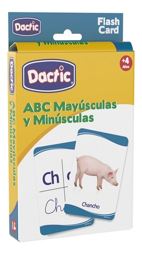 Abc Mayúsculas Y Minúsculas Dactic Láminas Educativas +4años