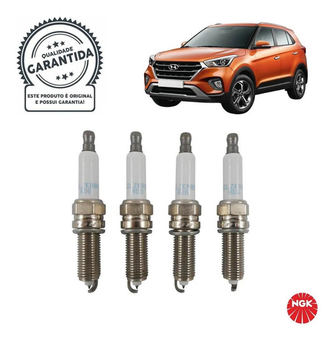 Jogo Velas Creta 2.0 16v 17/.... Ngk Original Silzkr8e8dg