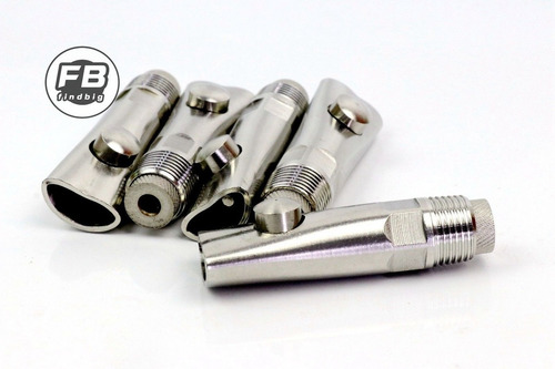 Imagen 4 de 5 de 5pcs Splash Prueba Acero Inoxidable Niple Bebedero Bebedero