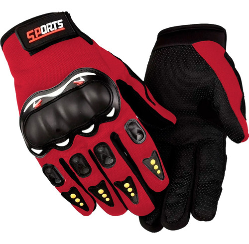 Guantes Con Proteccion Motociclista Anti Derrape Táctil Talla Grande 2