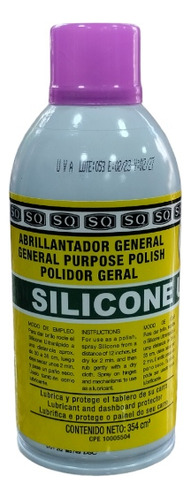 Silicon Abrillantador Tablero Fragancia Uva Sq