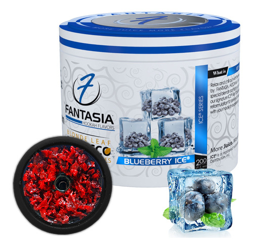 Fantasia Hookah Shishas Blueberry Ice 200g