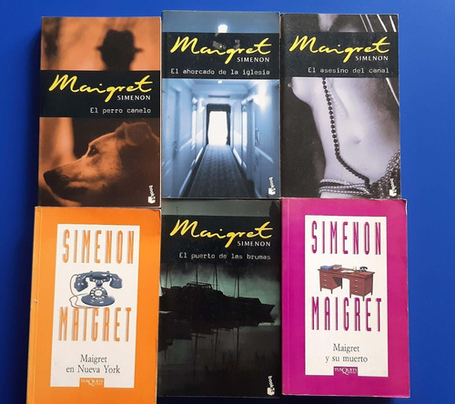 Set De 6 Combo Libros Maigret - G Simenon - Envio Incluido