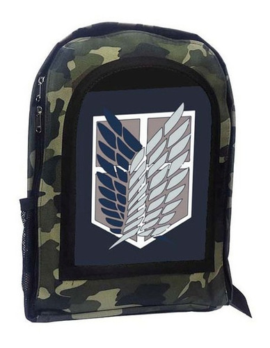 Mochila Camuflada Shingeky Attack On Titan A169