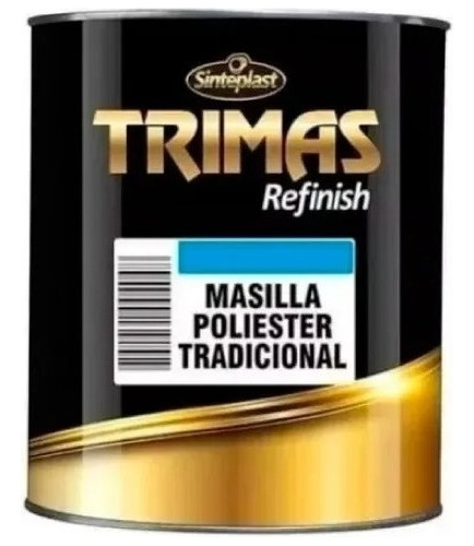 Masilla Plastica Poliester 1kg Incluye Catalizador Trimas