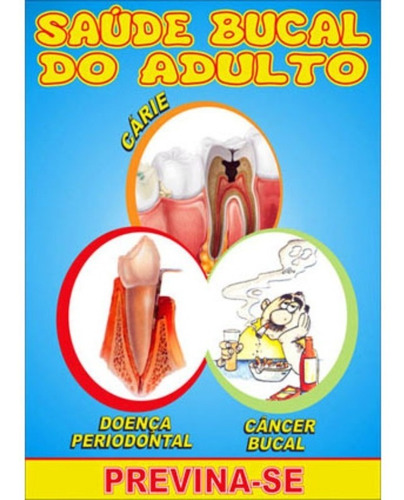 Mini Revista Educativa Odonto Saúde Bucal Do Adulto 14 Un