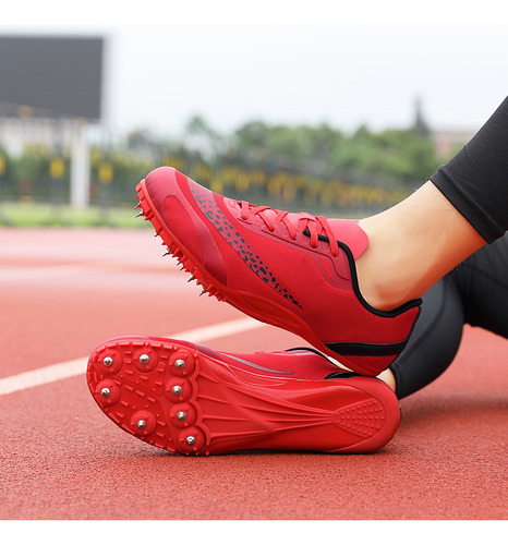 Zapatos De Clavos De Atletismo Transpirables Y Ligeros