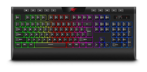 Teclado Gamer Havit Hv-kb487l Iluminado Rgb 