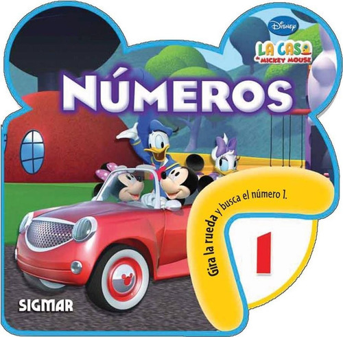 Numeros- La Casa De Mickey Mouse, De Rueditas Disney. En Español