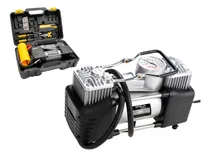 Comprar Mini Compresor De Aire SPICA TOOLS IDA-50 Auto Moto Inflador Neumatico Portatil Frecuencia Linterna Estuche Color Negro