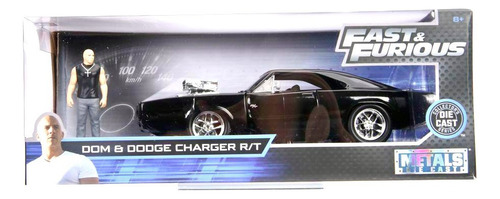 Dodge Charger Dom's F&f Dominic Toreto Jada Esc 1:24 Figura