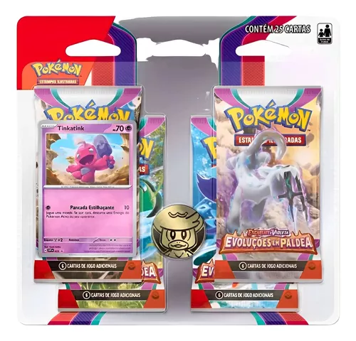 Box Pokémon 40 Cartas Coleção Paldea Sprigatito Copag