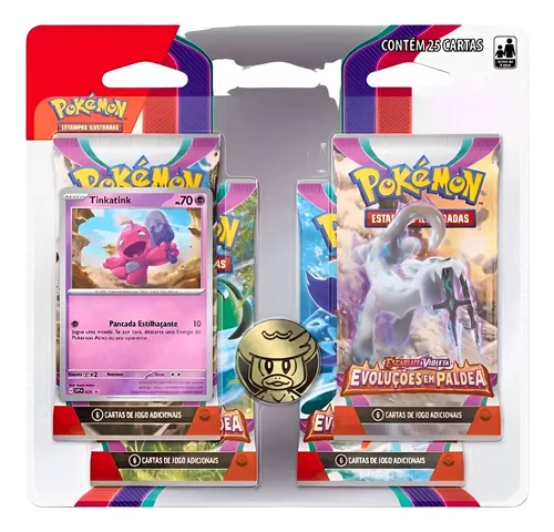 Box Pokémon Coleção Paldea Fueooco - Copag