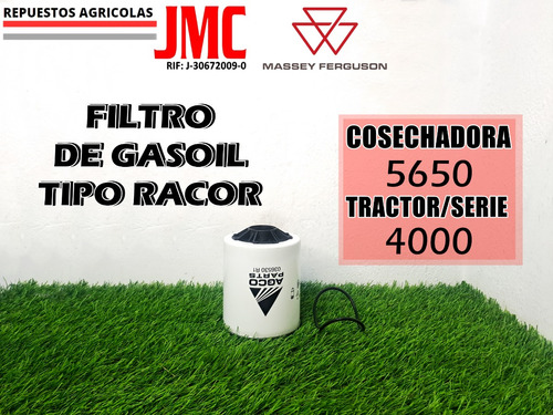 Filtro De Gasoil Tipo Racor Cosechadora 5650