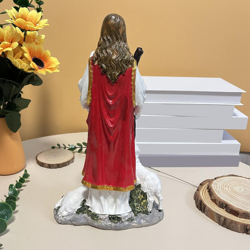Figura De Jesús Sosteniendo Un Cordero De 20 Cm, Colección