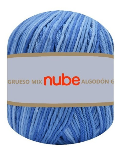 Imagen 1 de 3 de Hilado Nube Algodón Grueso Mix X 1 Ovillo - 1 Ov. Por Color
