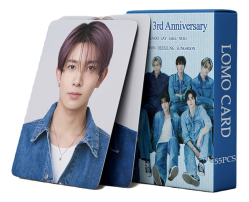 Photocards Enhypen Happy 3rd Anniversary Lomocards - 55 Pcs